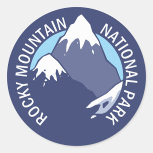 Rocky Mountain National Park Classic Round Sticker