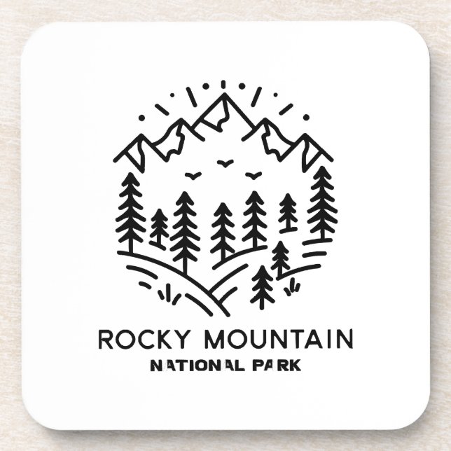 Rocky Mountain National Park  Coaster (Front)
