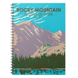 Rocky Mountain National Park Colorado Bear Lake  Notebook