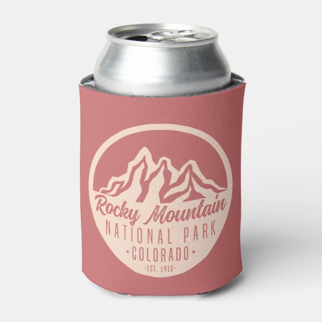 Rocky Mountain National Park Colorado Can Cooler (Can Front)