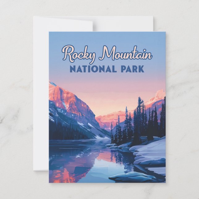 Rocky Mountain National Park Colorado Card (Front)