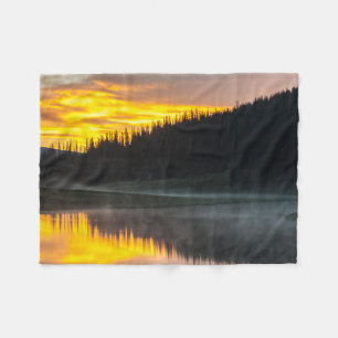 Rocky Mountain National Park Colorado Fleece Blanket