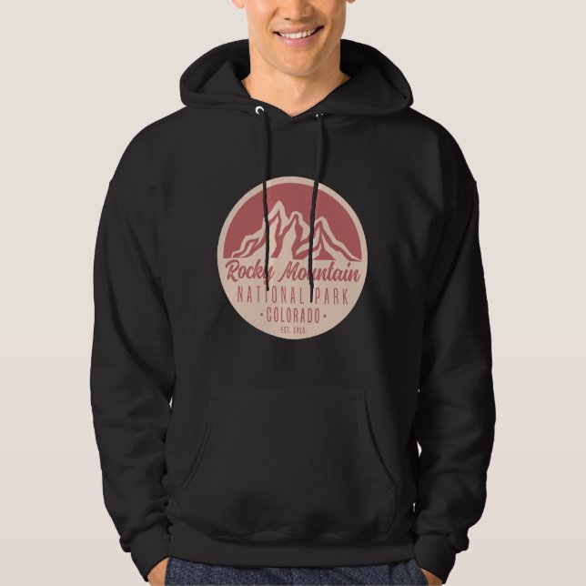 Rocky Mountain National Park Colorado Hoodie (Front)