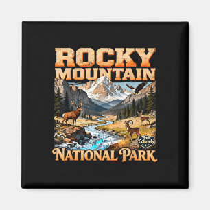 Rocky mountain national park colorado nature magnet