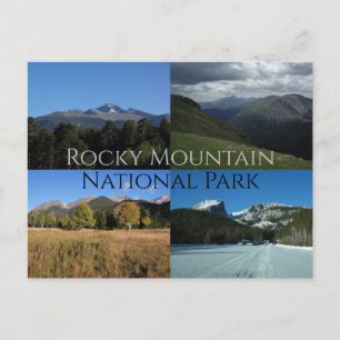 Rocky Mountain National Park Colorado Postcard