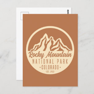 Rocky Mountain National Park Colorado Postcard