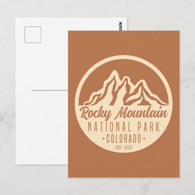 Rocky Mountain National Park Colorado Postcard (Front/Back)