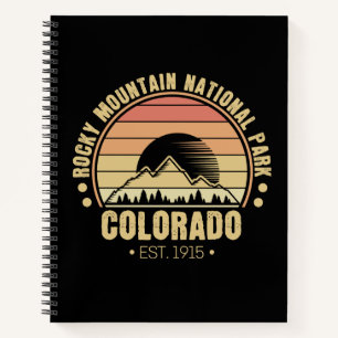 Rocky Mountain National Park Colorado Rerto Notebook