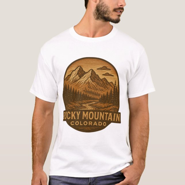 Rocky Mountain National Park Colorado T-Shirt (Front)