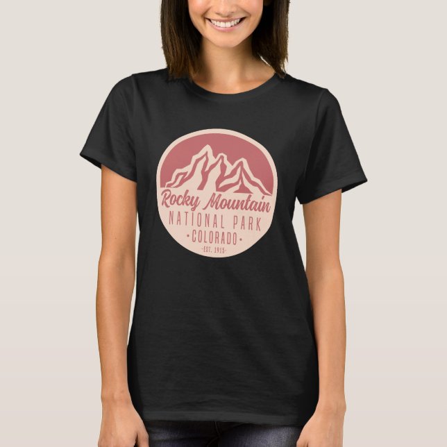 Rocky Mountain National Park Colorado T-Shirt (Front)