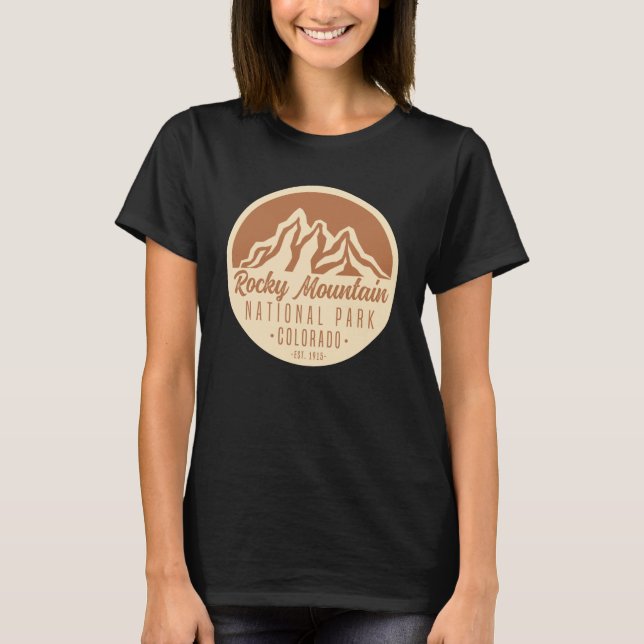 Rocky Mountain National Park Colorado T-Shirt (Front)