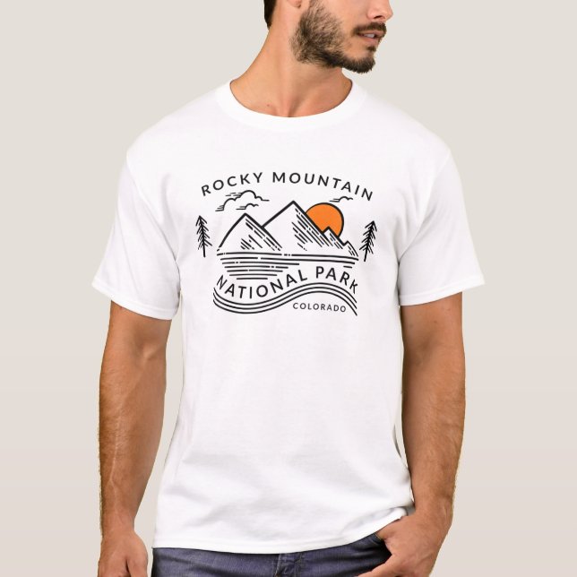 Rocky Mountain National Park Colorado T-Shirt (Front)