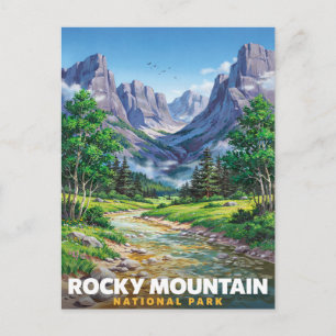 Rocky Mountain National Park Colorado Travel Postcard