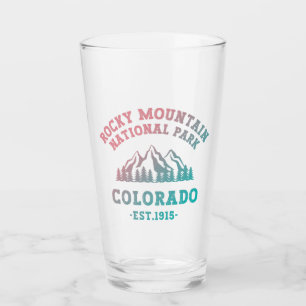 Rocky Mountain National Park Colorado USA Gradient Glass