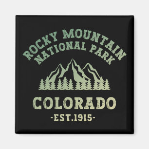 Rocky Mountain National Park Colorado USA Gradient Magnet