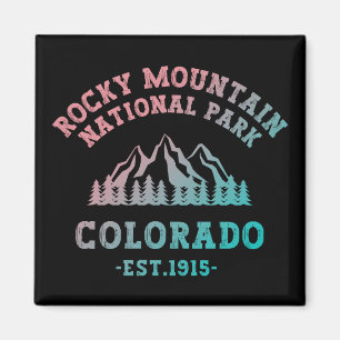 Rocky Mountain National Park Colorado USA Gradient Magnet