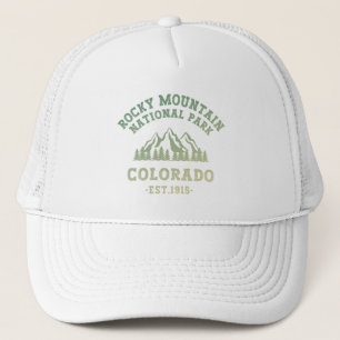 Rocky Mountain National Park Colorado USA Gradient Trucker Hat