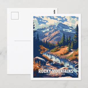 Rocky Mountain National Park Colorado USA  Postcard