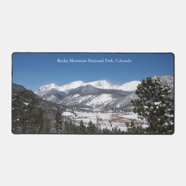 Rocky Mountain National Park desk mat (Front)