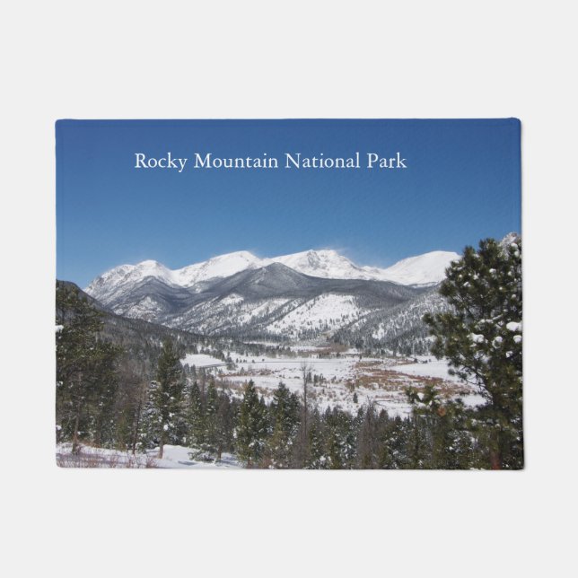 Rocky Mountain National Park door mat (Front)