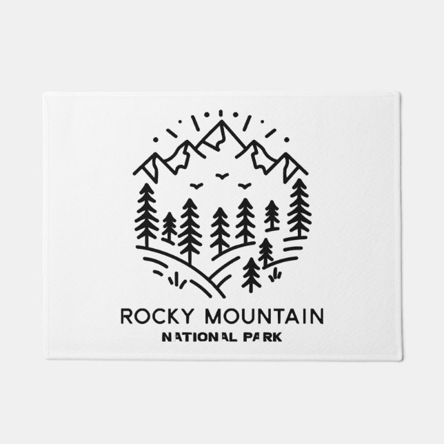 Rocky Mountain National Park  Doormat (Front)