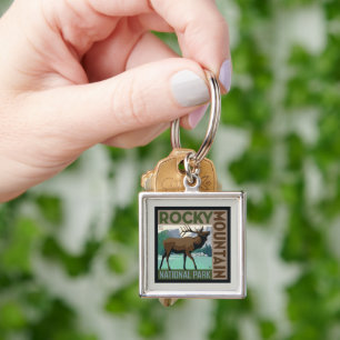 Rocky Mountain National Park   Elk Key Ring