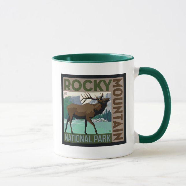 Rocky Mountain National Park | Elk Mug (Right)