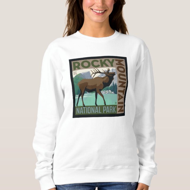 Rocky Mountain National Park | Elk Sweatshirt (Front)