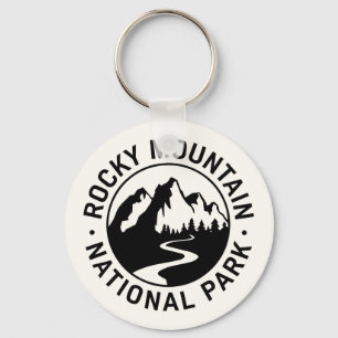 Rocky Mountain National Park Emblem Key Ring