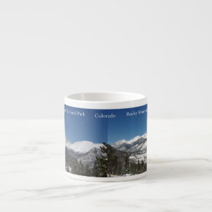 Rocky Mountain National Park espresso mug