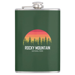 Rocky Mountain National Park Hip Flask