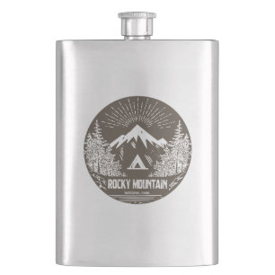 Rocky Mountain National Park Hip Flask