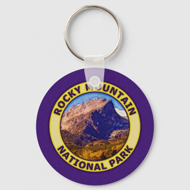 Rocky Mountain National Park Key Ring (Front)