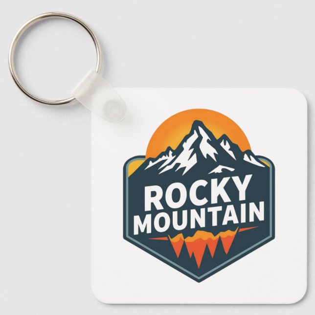 Rocky Mountain National Park Key Ring (Front)