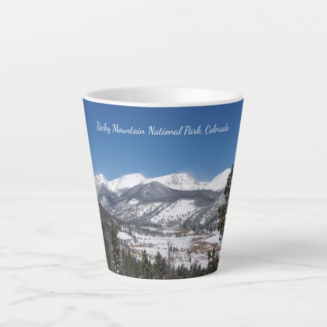Rocky Mountain National Park latte mug (Front)