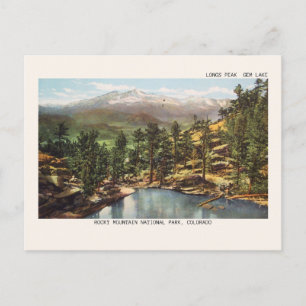 Rocky Mountain National Park Longs Peak Gem Lake  Postcard
