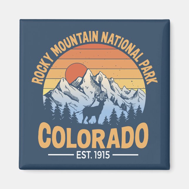 Rocky Mountain National Park Magnet Colorado (Front)