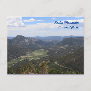Rocky Mountain National Park on a Sunny Day Postcard