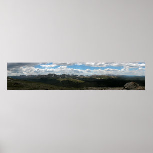 Rocky Mountain National Park Panoramic 4 Poster