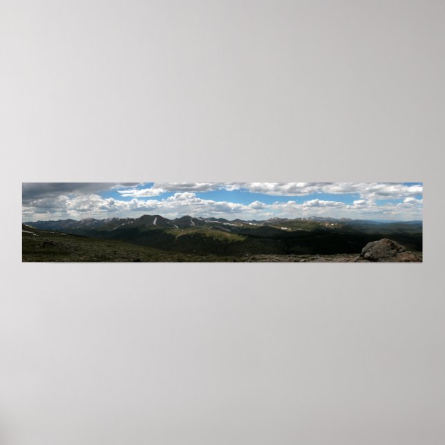 Rocky Mountain National Park Panoramic 4 Poster (Front)
