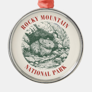 Rocky Mountain National Park Pika Ornament - R&G