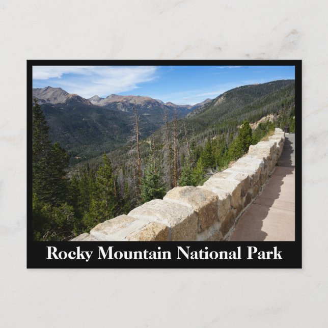 Rocky Mountain National Park Postcard (Front)