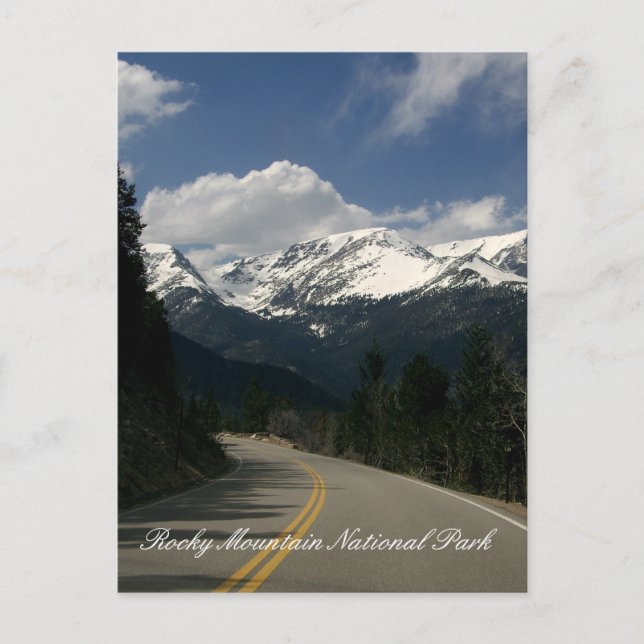 Rocky Mountain National Park Postcard (Front)