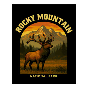 Rocky Mountain National Park Poster