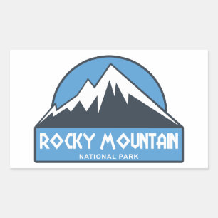 Rocky Mountain National Park Rectangular Sticker