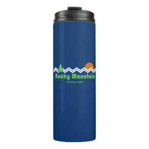 Rocky Mountain National Park Retro Thermal Tumbler