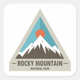 Rocky Mountain National Park Square Sticker