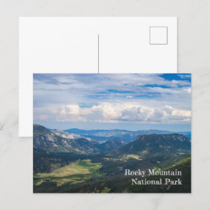 Rocky Mountain National Park Summer Vista Photo Postcard