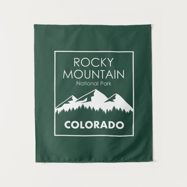 Rocky Mountain National Park Tapestry (Front)