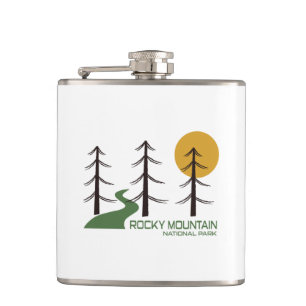 Rocky Mountain National Park Trail Hip Flask